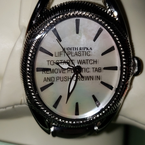 Judith ripka Silver/gold mother of pearl face main image 10
